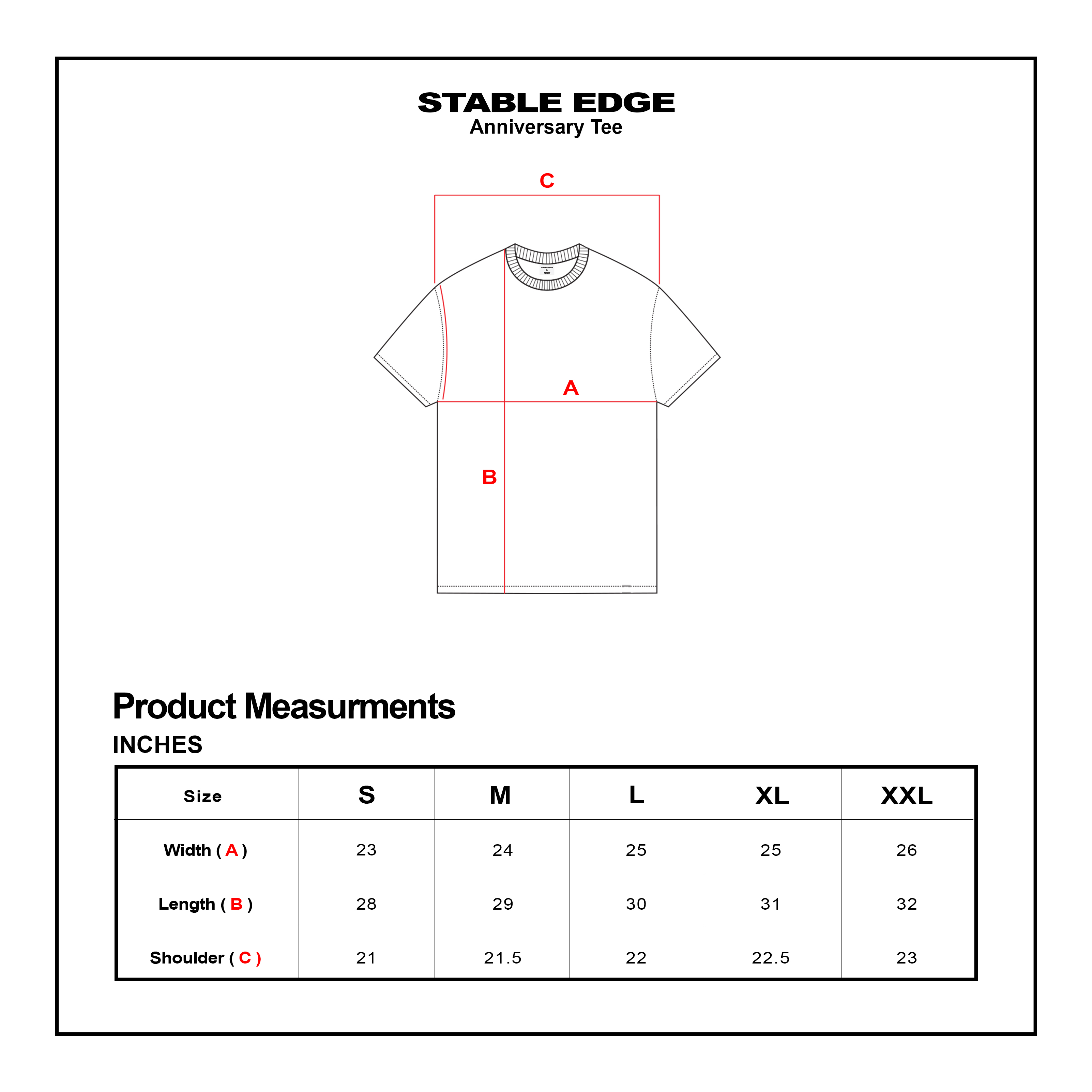 Size Guide Diagram